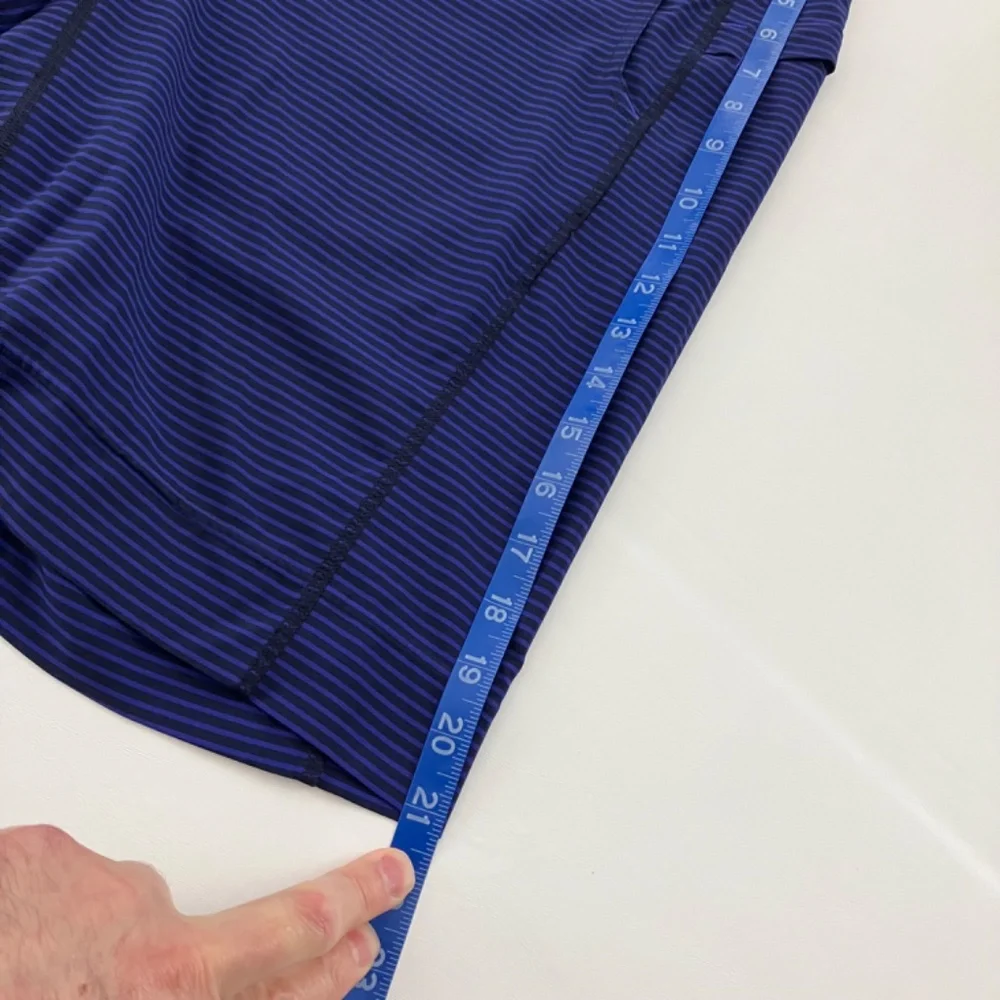 Lululemon Men’s Short 11” Athletic Shorts Size 30 - 32"  Striped Stretch Purple - Picture 7 of 15